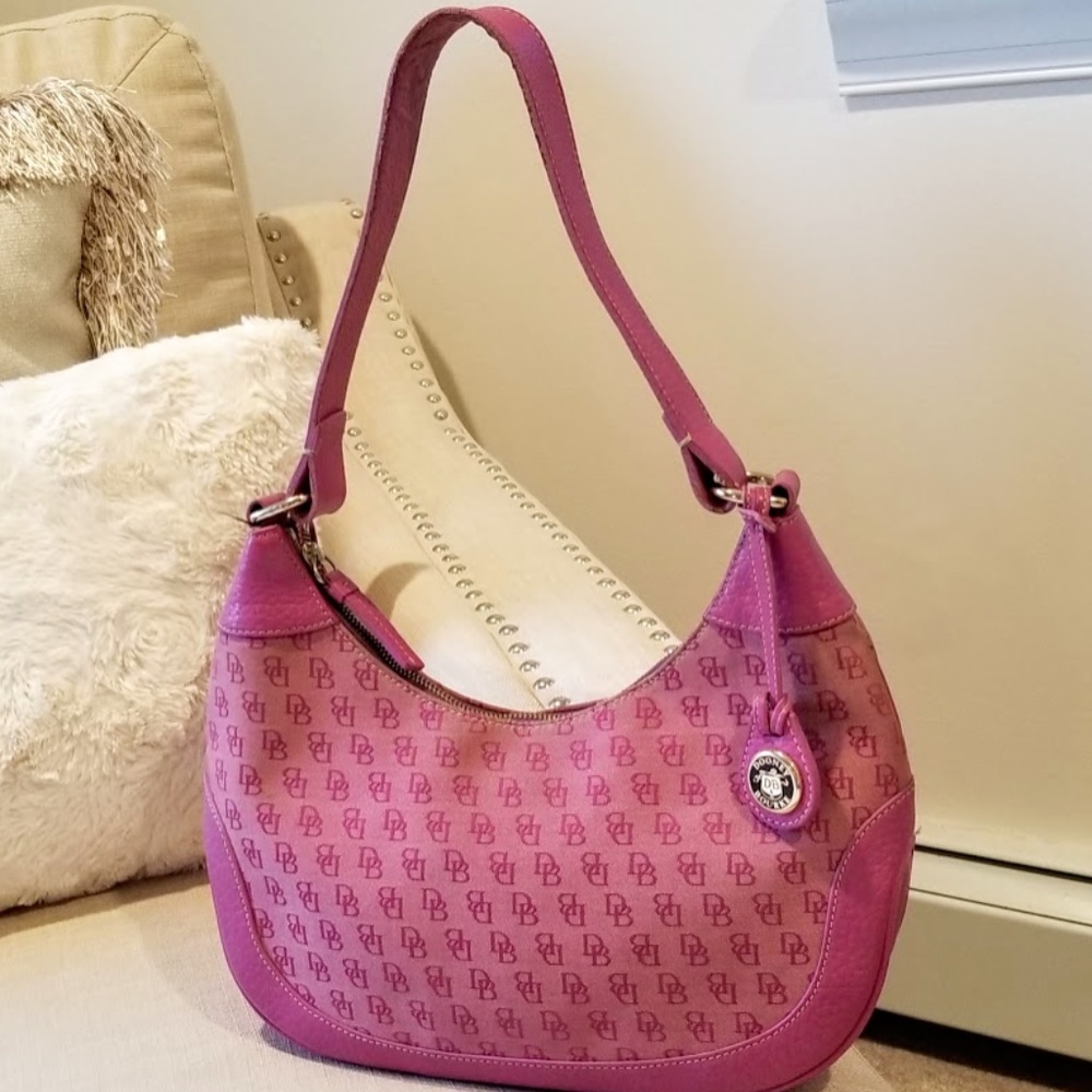 Dooney & Bourke Shoulder Hobo Handbag Pink